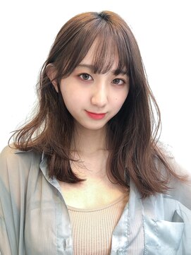 アイティー バイ アルバム 浦和店(IT by ALBUM) ゆるウェーブ_クールショートピンクベージュボブルフ_68038