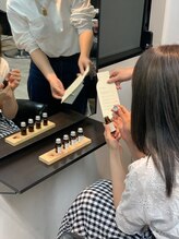 【process:2】選べる5種類のイタリア産天然由来ブレンドアロマ