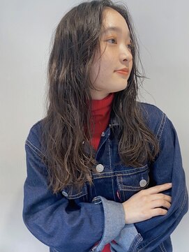 コフィー バイ メルト 吉祥寺(cofy by melt) 【中澤彩乃】セミロングウェーブナチュラルブラウンアッシュ