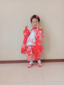 ランコントレ 千代 お着付けとヘアセット