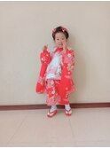 お着付けとヘアセット