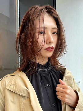 イトシテ くびれ×切りっぱなし×外ハネミディアム【本多身和子】