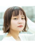 ≪ニュアンスぱつっとボブ≫