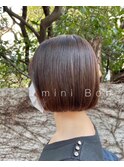 ミニボブ/ボブ/襟足ギリギリボブ