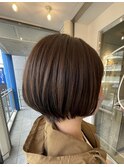 [toe松山]ショートボブ/骨格矯正カット