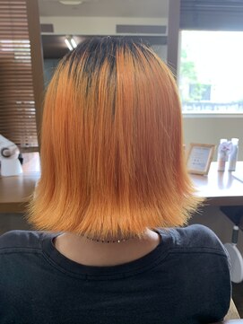 プレッソヘアー Presso hair オレンジカラー