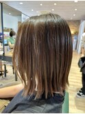 質感ミディアムボブ