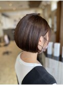 丸みフェミニンボブ