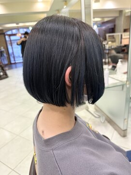 アース 高田馬場店(HAIR&MAKE EARTH) ダークブルーカラー