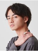 センターパート波巻きパーマスパイラルパーマツイストスパイラル