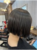 切りっぱなしボブ