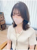 韓国前髪顔周り×美髪レイヤー[横浜/縮毛矯正/前髪縮毛矯正]