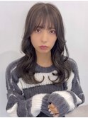 レイヤーカット×ラベンダーグレージュ×髪質改善カラー