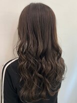 インパークス 江古田店(hair stage INPARKS)&nbsp;なじませハイライト/グレージュ/ロング/コテ巻/ナチュラル