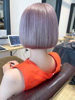 エミス バイ メルト 吉祥寺(emis by melt)&nbsp;【堀惠】ハイトーンボブぱつっとボブラベンダーベージュミニボブ