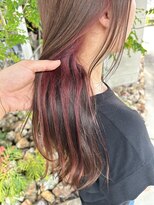 美容室 ビ フェスカ(B FESCA) インナーカラー☆イヤリングカラー☆ピンク☆40代☆30代