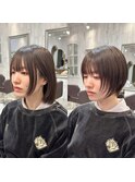 【畑中正敏】愛されショートボブ艶髪/似合わせカット