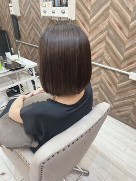 ヘアメイクゼロ 坂戸駅前店(hairmake zero) カット+縮毛矯正+新TOKIOインカラミTR♪高濃度水素TR