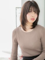 アルバハナレ 横浜(αlba HANARE)&nbsp;関内/髪質改善/くすみベージュ☆姫カットレイヤーミディl