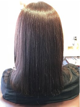 ビーワンサロン ブリリアント(beone salon brilliant)の写真/【縮毛矯正で失敗したくない方へ】大人女性の髪のお悩みに寄り添う髪質改善◎綺麗で柔らかなストレートへ♪