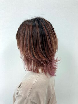 ジェシカ(Jessica) ブリーチ/デザインカラー/グラデーションカラー/ピンク/