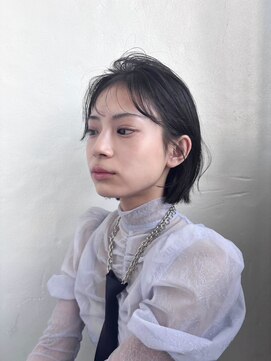 アルテフィーチェ 梅田(artefice) ミニボブウルフカットデジタルパーマレイヤーカット