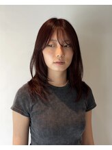 ハナ(HANA) Layer cut & wine red color