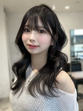 ノク 渋谷(nok) 韓国ヘア 韓国風レイヤー リバースレイヤー ミディアムレイヤー