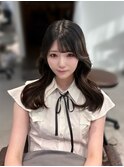 くびれヘア/韓国風くびれ/顔周りカット