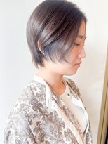 モリオフロムロンドン 原宿本店(morio from London)&nbsp;【morio原宿】インナーカラーブルー　前髪なしショート