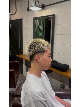 クフィア メンズヘアー カンポ 難波店(CUFFIA MEN'S HAIR CAMPO) 極道パーマバズカット波巻きスパイラルパーマフェード