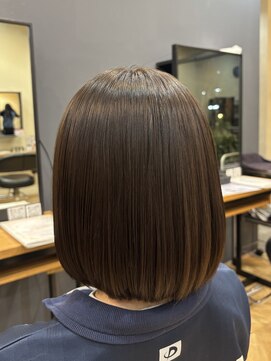 アルター(aL ter) 【艶感抜群縮毛矯正】暗めカラー/グランマッシュ/中島