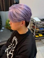 フェノメノン 栄店(PHENOMENON) メンズ/2ブリーチカラー/パープルアッシュ