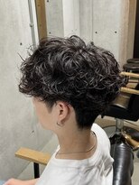 ブルニール 中崎町(BLEUNIR) 波巻きパーマ マッシュ 波巻きスパイラル ツイストスパイラル