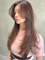 オーウェル 銀座(Owelle) レイヤーカットグレージュカラー髪質改善艶髪/銀座有楽町13