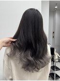 地毛を活かしたグラデーションカラー！