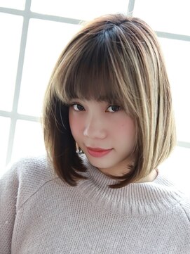 エノア 東京(ENORE) スモーキーアッシュ/アッシュベージュ/ブリーチなしダブルカラー