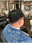 MEN’S HAIR/波巻きツイストスパイラル/リバースセンターパート