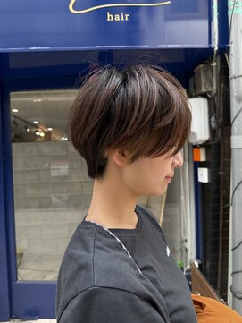 ティーヘア(t.hair) 大人似合わせカット/2wayバング/アッシュベージュ/髪質改善