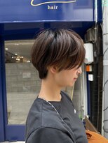 ティーヘア(t.hair) 大人似合わせカット/2wayバング/アッシュベージュ/髪質改善