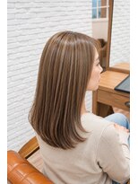 ジプソ 池袋西口(Gypso)&nbsp;【白髪ぼかしハイライト×髪質改善】レイヤーカット