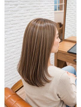 ジプソ 池袋西口(Gypso) 【白髪ぼかしハイライト×髪質改善】レイヤーカット