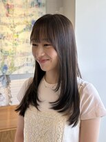 エフェスト 二条店(efesto)&nbsp;オリーブベージュ×レイヤーカット