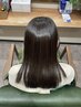 カット＋縮毛矯正＋VKブースタートリートメント(アイロン仕上げ)