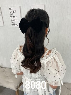 はればれ 横浜東口店(8080) ねじりハーフアップ