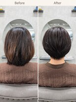 コトコ 北浦和(cotoco)&nbsp;後ろ姿も艶やか 丸みショートボブ