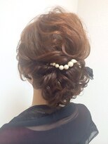 にしはら 美容室&nbsp;波ウエーブセット☆愛されアレンジ