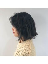 ヴァンキャトル デニム(vingt_quatre denim)&nbsp;ダークトーン☆切りっぱなしボブ