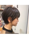 かたまのかたちがきれいになるショートとボブのあいだ
