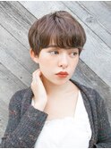 ダークブラウンで大人カラー